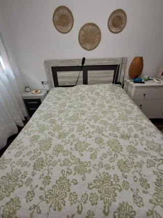 Cama con somier articulado 150cm