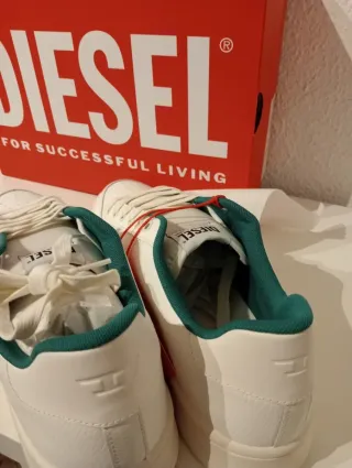Zapatillas Diesel talla 46 hombre blancas