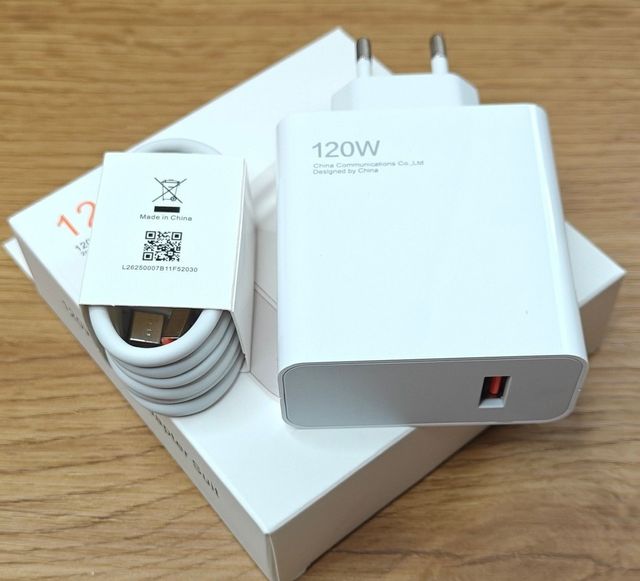 Caricabatterie 120W + cavo compatibile Xiaomi OnePlus