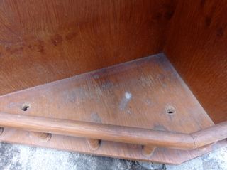 ESPECIERO DE MADERA ANTIGUO