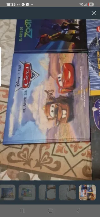 El arte de Cars Disney Libro nuevo