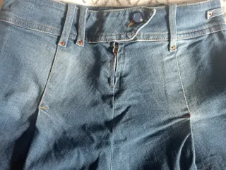 Falda vaquera Mango Kids azul