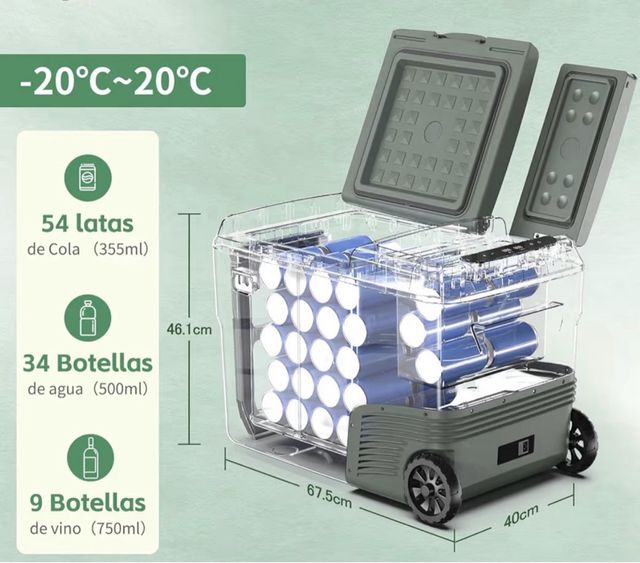 Frigorifero portatile Alpicool 40L doppia zona 12V/24V