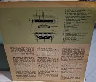 Máquina de escribir Olivetti lettera 32