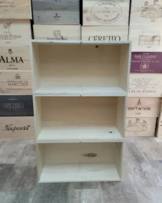 Estantería 3 cajas comercios