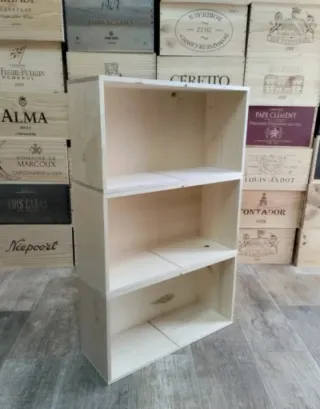 Estantería 3 cajas comercios