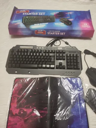 Teclado y Ratón Aldi GAMING - Kit MK800 con cable.