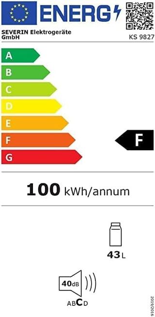 SEVERIN Mini frigorífico de 43 litros