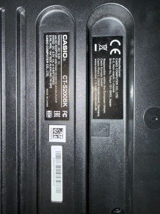 Teclado Casio CT-S200BK + Pedal