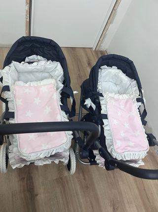 Silleta y capazo muñecas