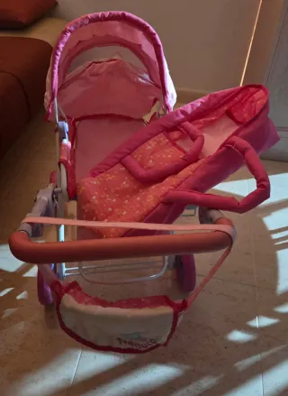 Juguete, carro muñeca.