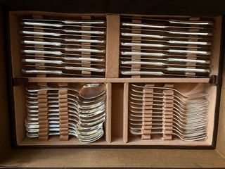 Cubertería Iber U Plata Usado Como Nuevo