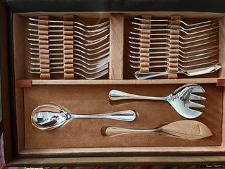 Cubertería Iber U Plata Usado Como Nuevo