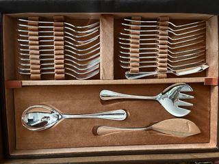 Cubertería Iber U Plata Usado Como Nuevo