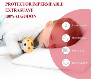 Pikolin Protector Colchón Cuna 60x120cm Algodón