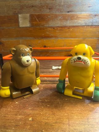 Juego Boxeo Animales GEYPER Vintage Años 80