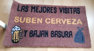 Felpudo divertido Las mejores visitas