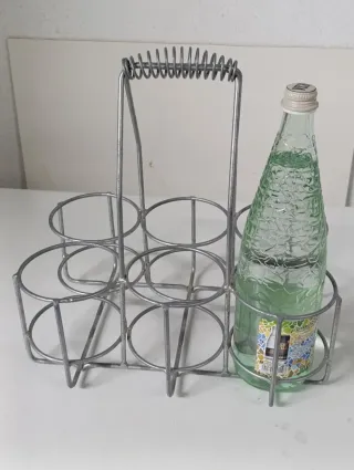 Cesta Botellero 6 Botellas de Mano.