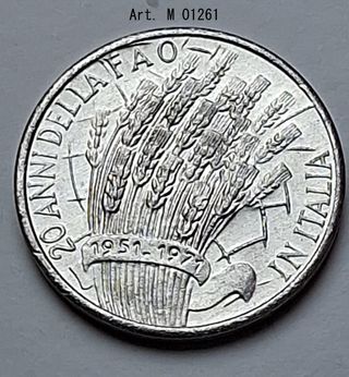 Medaglia commemorativa 20 ANNI DELLA FAO IN ITALIA