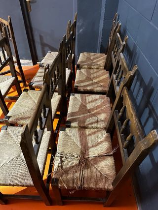 Conjunto 6 Sillas Madera