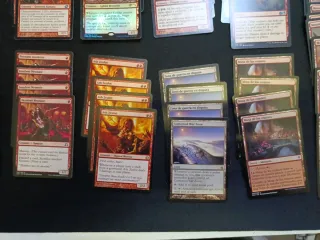 Mazo agresivo slight rojo Magic MTG