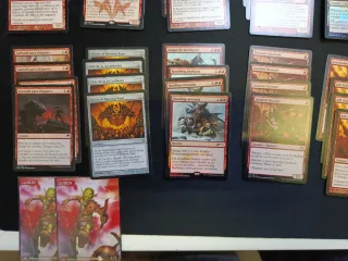 Mazo agresivo slight rojo Magic MTG