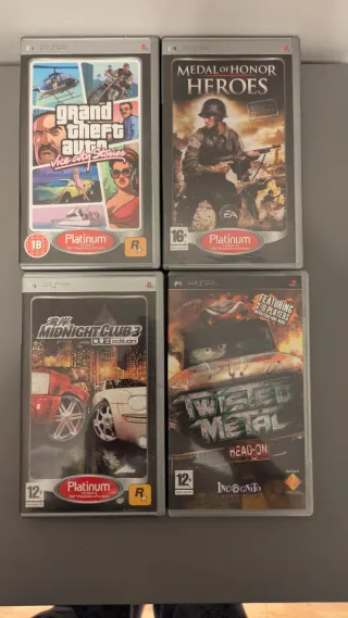 PSP + 4 giochi