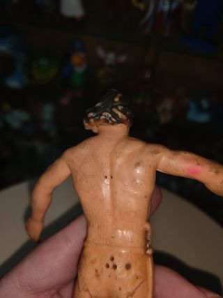 Antigua figura flexi goma pvc años 80 Tarzan Vicma