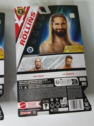 Action Figure WWE LA Knight & Seth Rollins