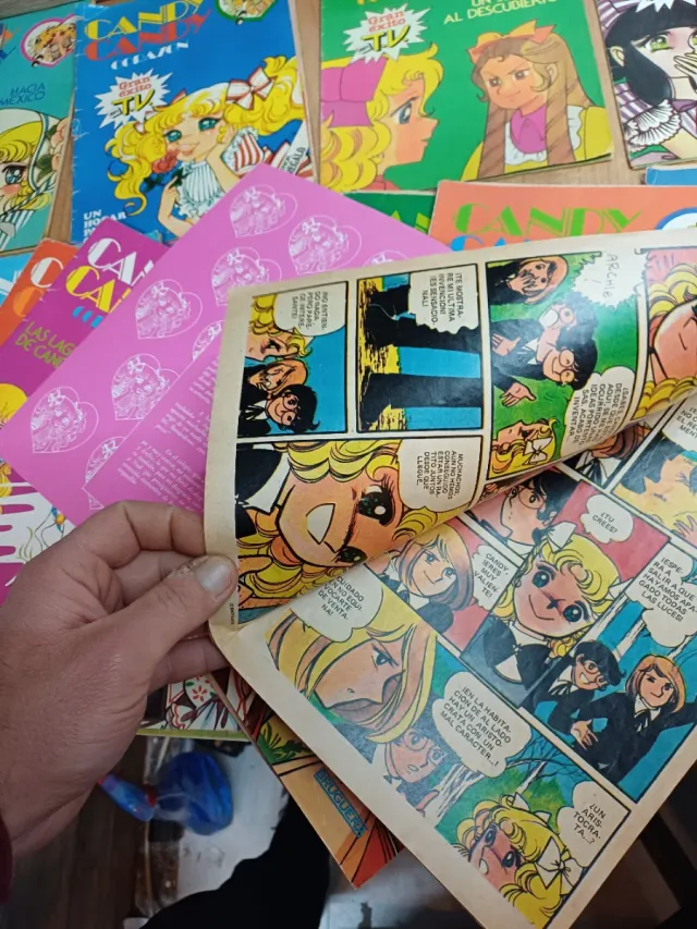 Lote Cómics Candy Candy, años 80, bruguera