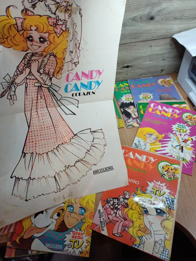 Lote Cómics Candy Candy, años 80, bruguera