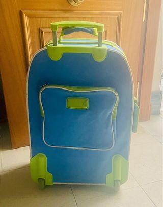 Maleta de viaje Greenwich azul y verde