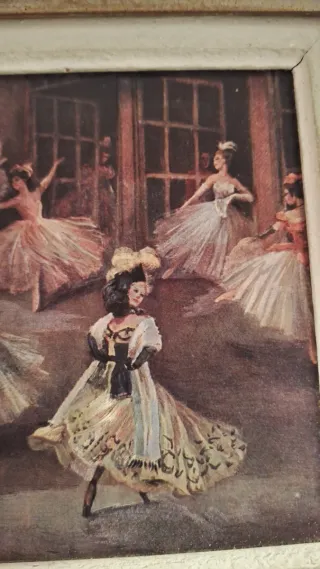 Cuadro Impresión Ballet lámina metálica