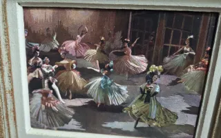 Cuadro Impresión Ballet lámina metálica