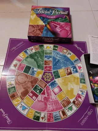 Mini Juego de mesa Trivial Pursuit