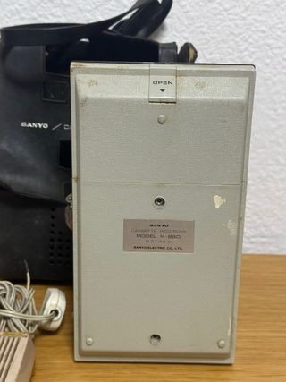 Grabadora Sanyo M88D Vintage Japón Micro y Funda