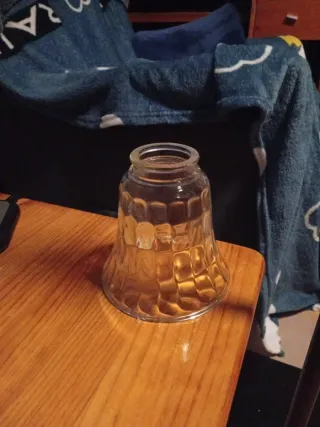 Tulipa de lampara de vidrio