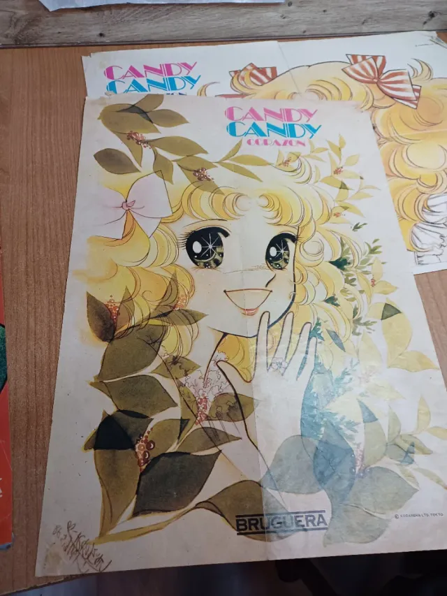 Lote Pósters Candy Candy Bruguera