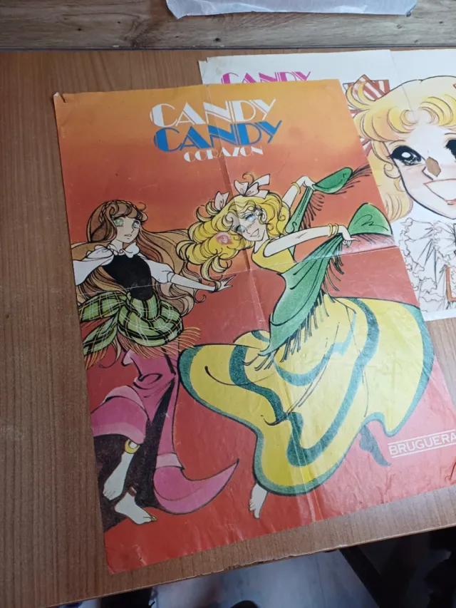 Lote Pósters Candy Candy Bruguera