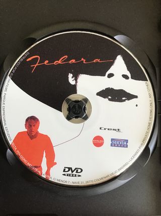DVD Fedora - Billy Wilder - Audio Español e Inglés