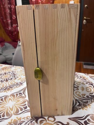 Elegante Cassetta in Legno SEGNANA Porta Bottiglia