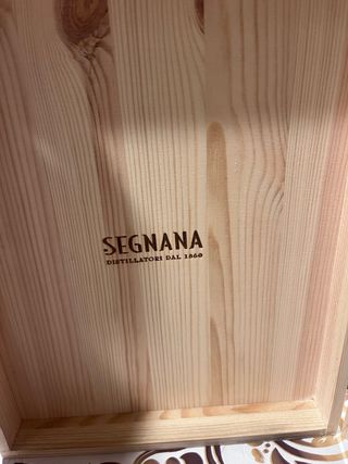 Elegante Cassetta in Legno SEGNANA Porta Bottiglia