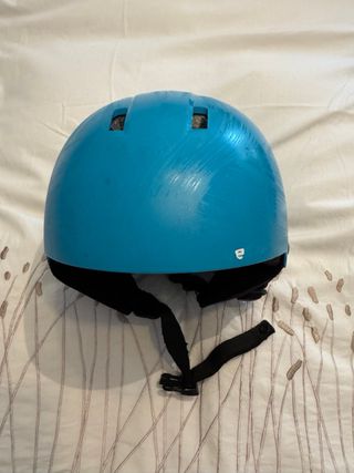 Casco de esquí infantil azul