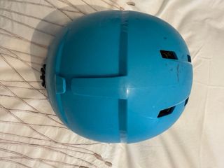 Casco de esquí infantil azul
