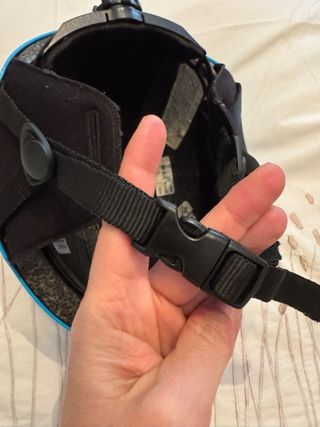 Casco de esquí infantil azul