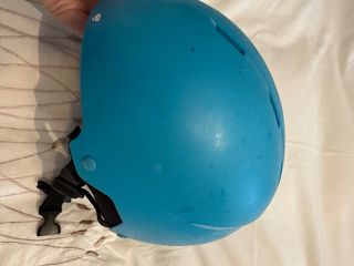 Casco de esquí infantil azul