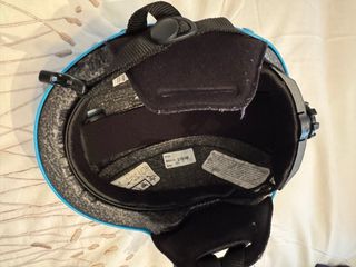 Casco de esquí infantil azul