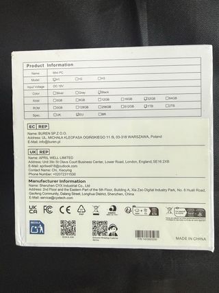 Mini PC H1 6800H/32+1TB