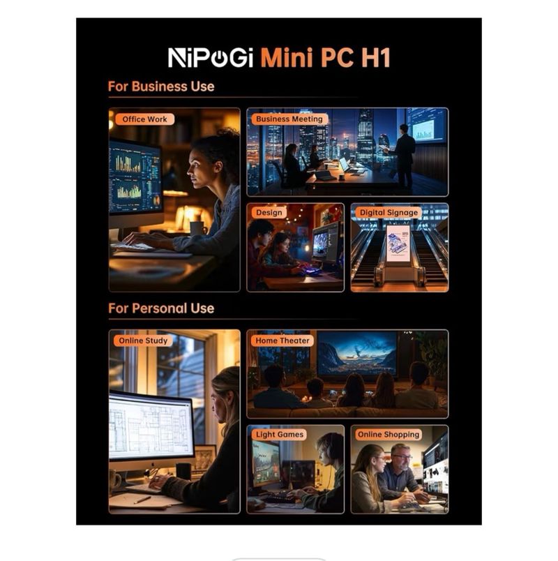 Mini PC H1 6800H/32+1TB afbeelding 8