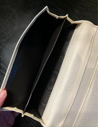 VINTAGE GUCCI WALLET - GG Canvas with Web Stripe